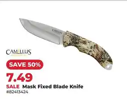 Runnings Camillus Mask Fixed Blade Knife offer