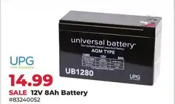 Runnings UPG 12V 8Ah Battery offer