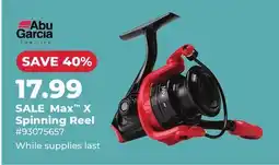 Runnings Abu Garcia Max X Spinning Reel offer
