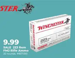 Runnings Winchester 223 Rem FMJ Rifle Ammo offer