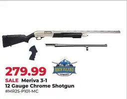 Runnings Meriva 3-1 12 Gauge Chrome Shotgun offer