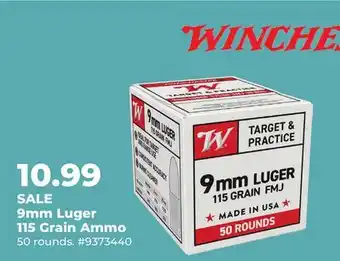 Runnings Winchester 9mm Luger 115 Grain Ammo offer