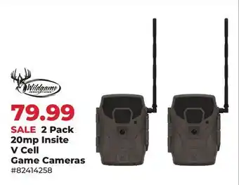 Runnings Wildgame 2 Pack 20mp Insite V Cell Game Cameras offer