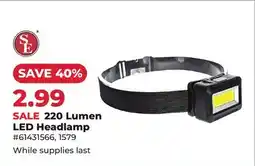 Runnings 220 Lumen LED Headlamp offer
