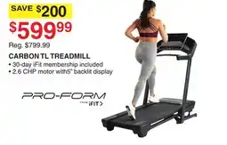 Dunham's Sports CARBON TL TREADMILL offer