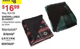 Dunham's Sports SHERPA LINED BLANKET offer