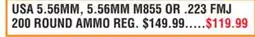 Dunham's Sports USA 5.56MM, 5.56MM M855 OR. 223 FMJ 200 ROUND AMMO offer