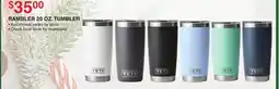 Dunham's Sports RAMBLER 20 OZ. TUMBLER offer