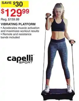 Dunham's Sports VIBRATING PLATFORM offer