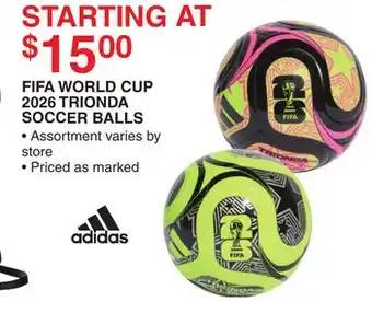 Dunham's Sports FIFA WORLD CUP 2026 TRIONDA SOCCER BALLS offer