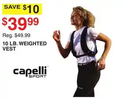 Dunham's Sports CAPELLI 10 LB. WEIGHTED VEST offer