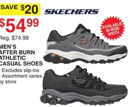 Dunham's Sports MEN'S AFTER BURN ATHLETIC CASUAL SHOES offer