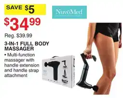 Dunham's Sports 3-IN-1 FULL BODY MASSAGER offer