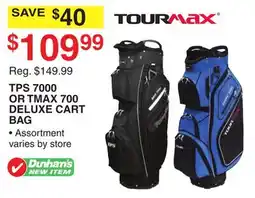 Dunham's Sports TPS 7000 OR TMAX 700 DELUXE CART BAG offer