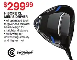 Dunham's Sports CLEVELAND HIBORE XL MEN'S DRIVER offer