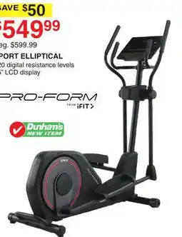 Dunham's Sports SPORT ELLIPTICAL offer