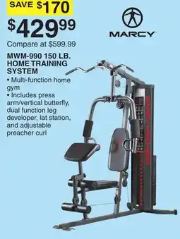 Dunham's Sports MWM-990 150 LB. HOME TRAINING SYSTEM offer
