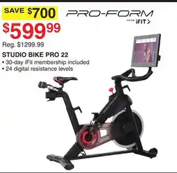 Dunham's Sports STUDIO BIKE PRO 22 offer