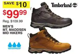 Dunham's Sports TIMBERLAND MEN'S MT. MADDSEN MID HIKERS offer