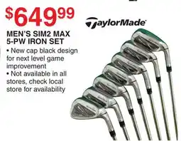 Dunham's Sports MEN'S SIM2 MAX 5-PW IRON SET offer