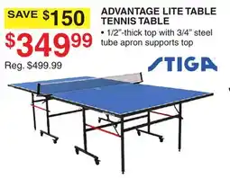 Dunham's Sports ADVANTAGE LITE TABLE TENNIS TABLE offer