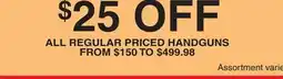 Dunham's Sports ALL REGULAR PRICED HANDGUNS offer