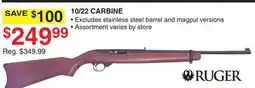 Dunham's Sports 10/22 CARBINE offer