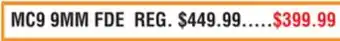 Dunham's Sports MC9 9MM FDE offer