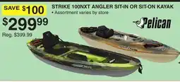 Dunham's Sports STRIKE 100NXT ANGLER SIT-IN OR SIT-ON KAYAK offer