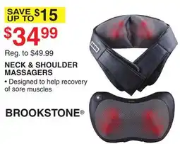 Dunham's Sports BROOKSTONE NECK & SHOULDER MASSAGERS offer