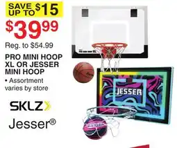 Dunham's Sports PRO MINI HOOP XL OR JESSER MINI HOOP offer