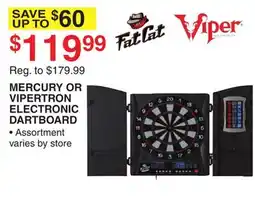 Dunham's Sports MERCURY OR VIPERTRON ELECTRONIC DARTBOARD offer