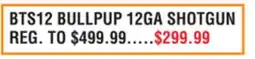 Dunham's Sports BTS12 BULLPUP 12GA SHOTGUN offer