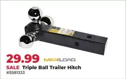 Runnings MaxLoad Triple Ball Trailer Hitch offer