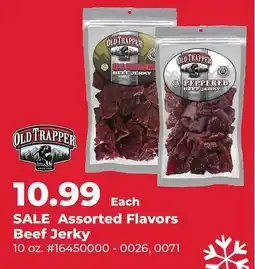 Runnings Old Trapper Assorted Flavors Beef Jerky offer