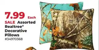Runnings Assorted Realtree Decorative Pillows offer