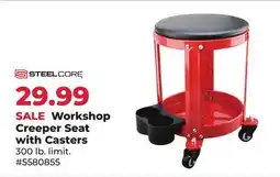 Runnings Steelcore Workshop Creeper Seat with Casters offer