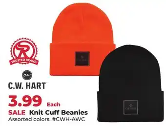 Runnings C.W. Hart Knit Cuff Beanies offer
