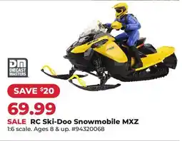 Runnings Diecast Master RC Ski-Doo Snowmobile MXZ offer