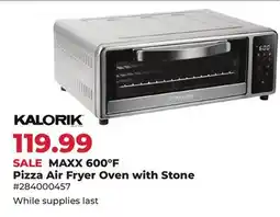 Runnings Kalorik MAXX 600°F Pizza Air Fryer Oven with Stone offer