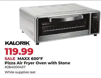 Runnings Kalorik MAXX 600°F Pizza Air Fryer Oven with Stone offer