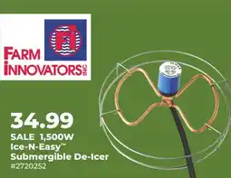 Runnings Farm Innovators 1, 500W Ice-N-Easy Submergible De-Icer offer
