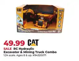 Runnings CAT RC Hydraulic Excavator & Mining Truck Combo offer