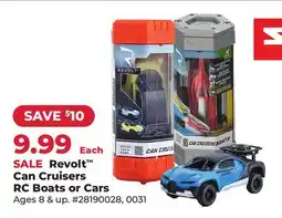 Runnings Revolt Can Cruisers RC Boats or Cars offer