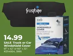 Runnings Frostbite Truck or Car Windshield Cover offer