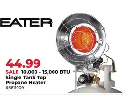 Runnings Mr. Heater 10, 000-15, 000 BTU Single Tank Top Propane Heater offer