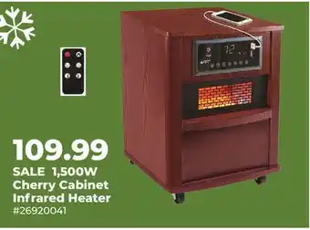 Runnings Beyond Heat 1, 500W Cherry Cabinet Infrared Heater offer