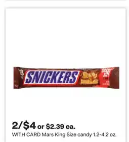 CVS Mars King Size candy offer