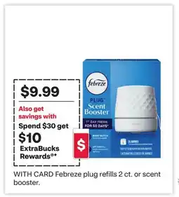 CVS Febreze plug refills 2 ct. or scent booster offer