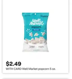 CVS Well Market popcorn offer